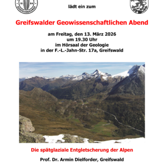 Vortragsbild der Ankündigung zum Vortrag von Prof. Armin Dielforder